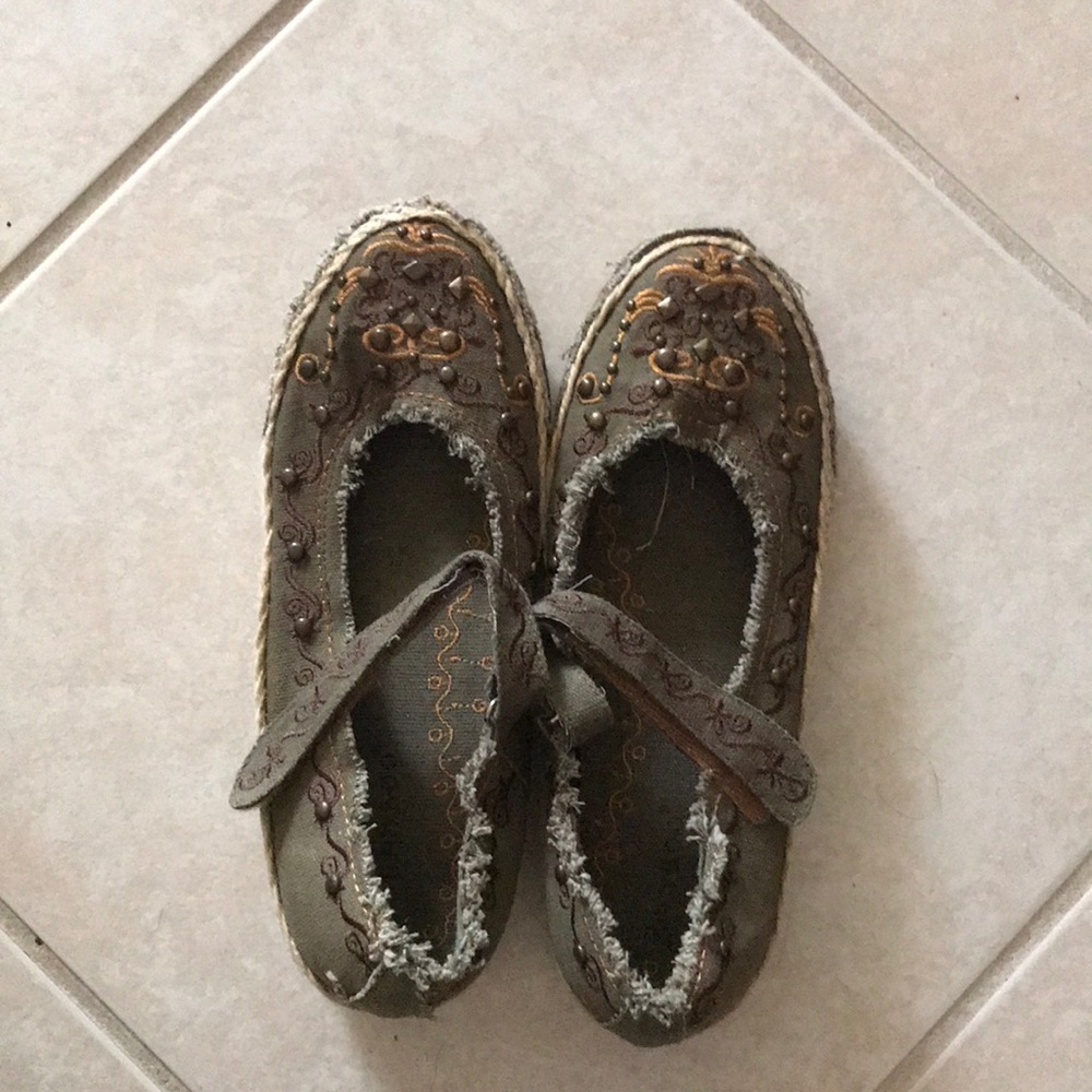 Bamboo ballet loafers